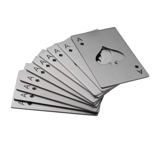 Organically Designed <strong>Funky</strong> Style Smooth Finish Wedding <strong>Gifts</strong> Blank Bottle Opener Business Cards Customized With Logo - Product Image 3