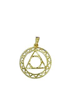 Venta al por mayor, collar con colgante de latón de 7 Chakras con diseño de Metal de Chakra de raíz mística, estilo Feng Shui de Amayra Crystals Exports - Product Image 5