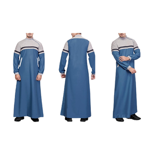 2023 Hot Deal XXL Estilo tradicional Islámico Jubba Ropa informal para hombres Color sólido Diseño de moda Precio bajo Venta - Product Image 3