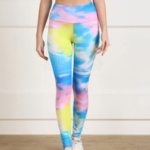 Solid <b>Pattern</b> Yoga <b>Leggings</b> Activewear with High Waist Support Elastic Waist Spandex/Nylon Quick Dry & Breathable Pants Style - Product Image 3