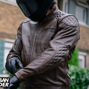 Precio barato Superventas Chaqueta de cuero de la motocicleta Cremallera transpirable Chaquetas de cuero de la motocicleta - Product Image 3