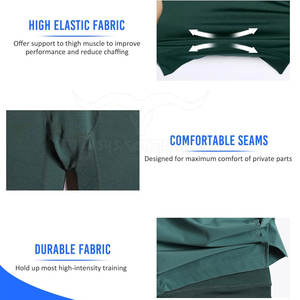 High Street Style Pantalones cortos atléticos para hombres Nuevo diseño 100% algodón Calidad Premium Jersey liso Patrón sólido Pantalones cortos atléticos - Product Image 3