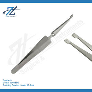 Pince à épiler dentaire support de support de liaison 13.5cm pince à épiler dentaire en acier inoxydable pince à épiler dentaire autoclavable Pakistan - Product Image 2