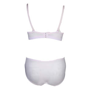 Ensemble soutien-gorge et culotte en mousse pour femme - Rose - Product Image 2