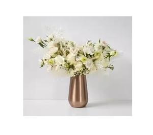 Diseño artesanal ecológico, estilo lujoso, florero de Metal con acabado clásico, Decoración de mesa, jarrones de flores para sala de estar - Product Image 1