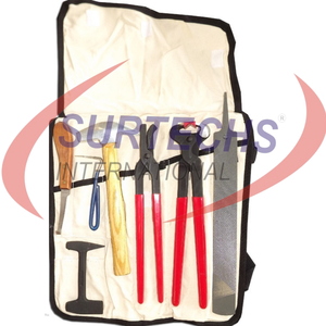 Kit d'outils équins vétérinaires Surtechs professionnel de haute qualité Source d'alimentation manuelle pour le maréchal-ferrant et le soin des sabots - Product Image 1