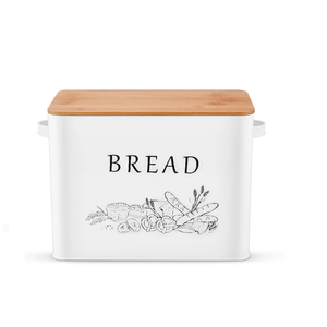 Large White Bread <b>Box</b> <b>for</b> Kitchen Countertop, Bread Storage Container, Breadbox, Bread Container, Bread Keeper, Bread Holder - Product Image 1
