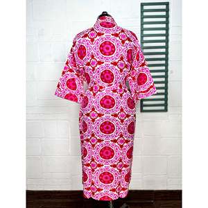 Kimono Ligero de Algodón, Estilo Boho Indio, con Estampado de Mandala, Lujoso, para Playa, Casa, Yate, Vacaciones y Salidas - Product Image 5