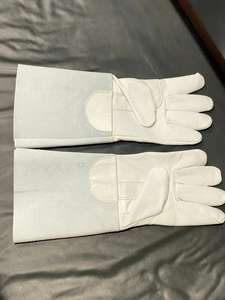 Guantes de soldadura resistentes al calor Premium de cuero dividido de vaca suave XL de 16 pulgadas al por mayor guantes de seguridad para uso automotriz certificados EN420 - Product Image 2