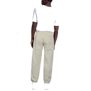 Pantalones de chándal de pierna ancha para mujer Joggers con decoración de botones Patrón de logotipo Manga larga Pantalones cargo de punto grueso Técnicas lavadas - Product Image 3