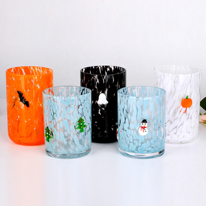 Cá nhân uống Confetti nước màu xanh Highball Kính Cocktail cốc thủy tinh Logo Kristall - Product Image 1