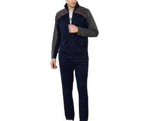 Customizable Logo Slim Fit 100% Polyester <b>Men's</b> Sports Fitness <b>Tracksuits</b> Breathable Plus Size Casual Street Training Set-<b>XL</b> - Product Image 1