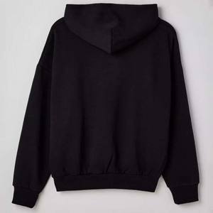 High Quality <b>Men's</b> Cropped Hoodie Custom <b>Grey</b> Cotton Terry Fleece Embroidered Standard <b>Sweatshirt</b> Breathable Basics - Product Image 6