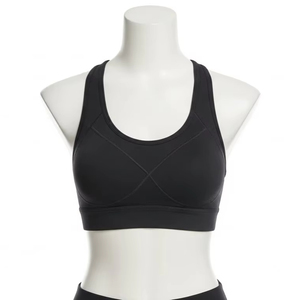 Sujetador Deportivo de Secado Rápido, Nailon y Elastano, Ajuste Elástico, Corte Automatizado, Suave, Transpirable, con Soporte, Ropa Deportiva para Mujer, Gimnasio, Entrenamiento - Product Image 1