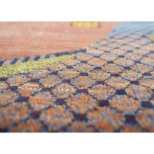 Alfombra Freedom Manchaha de Lana y Seda de Bambú Anudada a Mano, Roja y Naranja, Rectangular Grande para el Hogar, Pasillo, Diseño Novedoso-Les-2459 - Product Image 3