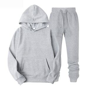 Chándal personalizado de gran tamaño para hombre, chándal de gimnasio, chándal hecho a medida, traje para correr, sudaderas con capucha de algodón en blanco para hombre - Product Image 4