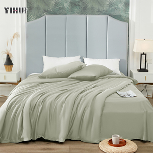 Bamboo Lyocell <strong>Sheet</strong> Set Eco-friendly Organic 100% Viscose From Bamboo <strong>Ultra</strong> Cooling <strong>Soft</strong> 300TC Bedsheets With OEKO-Class1 - Product Image 1