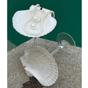 Tasse de coquillage de qualité supérieure en gros, verrerie faite à la main pour bar, verre à Martini écologique. - Product Image 6