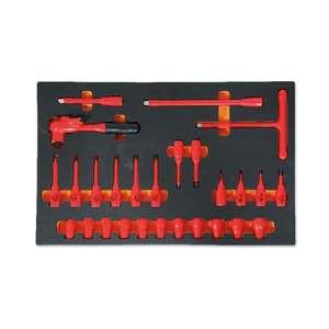 BETA Foam Tray with <b>Ratchets</b> and 1000V Insulated <b>Sockets</b> Empty Product Category - Product Image 1