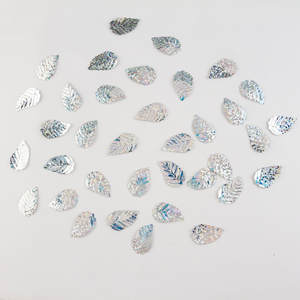 Lentejuelas Forma Especial Agujeros De Dos Caras Color Holográfico, Selanusa - Product Image 1