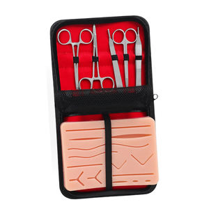 Kit complet de sutures en acier pour la formation médicale et l'éducation chirurgicale avec coussin d'entraînement - Ensemble orthopédique pour étudiants - Product Image 1