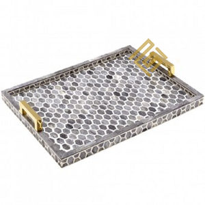 Plateau décoratif en bois de haute qualité cadeau de célébration festive Standard pour noël décor à la maison saison des vacances Design artistique - Product Image 2