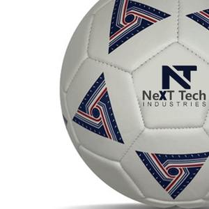 Balón de entrenamiento de fútbol de Next Tech Industries, material de PU para fines de entrenamiento con diseño personalizado y logotipo personalizado - Product Image 5