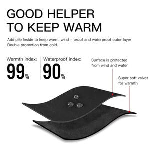 Guantes de Esquí Salva de Cuero, Impermeables, Resistentes al Viento, con % Nylon, Pantalla Táctil, Cierre de Correa, para Deportes de Invierno al Aire Libre - Product Image 4