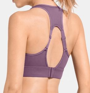 Oem Haute Qualité Femmes Respirant Gym Top Crop Fitness Athlétique Workout Running Push Up Nude Yoga Sports Bra - Product Image 5