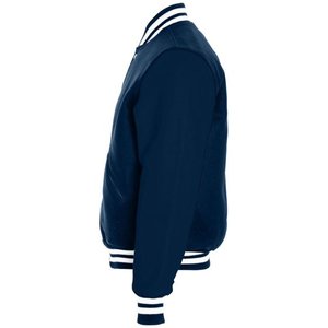 Men's Varsity <b>Jacket</b> Genuine <b>Leather</b> Sleeve and Wool Blend Letterman <b>Boys</b> College Varsity <b>Jackets</b> XS-5XL Holloway - Product Image 6