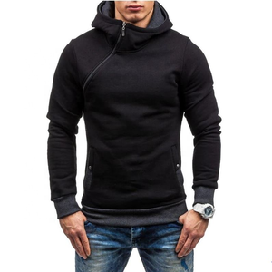 2025 personnalisé coton Polyester chaud fermeture éclair à capuche hommes grande taille impression manteau d'hiver à manches longues veste pour hommes - Product Image 1