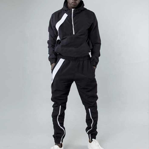 Ensemble survêtement en nylon à coque souple sur mesure pour hommes, veste à capuche coupe-vent et pantalon de survêtement en nylon, ensemble coupe-vent - Product Image 5