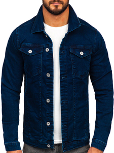 Custom Denim Jeans <b>Jacket</b> <b>with</b> Button Closure Premium Quality Casual Outerwear for Retail Brands OEM ODM Manufacturing Services - Product Image 4