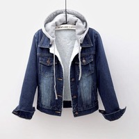 Chaqueta Vaquera Vintage Personalizada para Hombre, Diseño 2025, Estilo Urbano, con Botones, Elegante, Transpirable, Ecológica, Lavada con Piedras, para Invierno