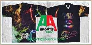 T-shirt en jersey pour hommes brodé sur mesure véritable qualité pakistanaise tricotée en coton élasthanne manches longues décontractée style teint par immersion - Product Image 5