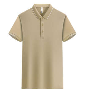 T-shirts polo de marque 100% coton de haute qualité Chemises polo grande taille pour hommes Sonnerie élégante et brodée personnalisée - Product Image 1