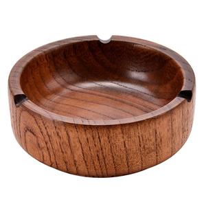 Bandeja de tabaco de forma redonda de diseño más alto Cenicero de madera de calidad superior para uso en mesa de oficina en casa - Product Image 6