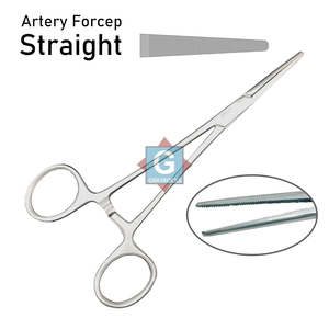 Pinzas de Arteria Kelly Rectas de Acero Inoxidable, Instrumentos Quirúrgicos Hemostáticos Manuales de Alta Calidad con Certificación CE - Product Image 4