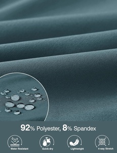 Customised Awrah <b>Shorts</b> <b>Men</b> 100% Cotton Solid Casual Quick Dry Breathable <b>Elastic</b> <b>Waist</b> - Product Image 6