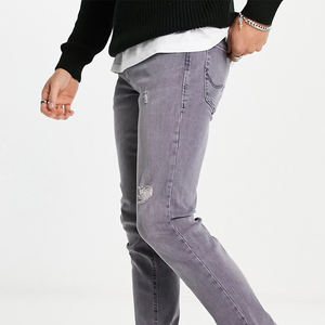 Custom High-Quality Cotton Denim Washable Original Raw Fashion Selvedge Denim Men's Slim Fit Jeans - Product Image 6