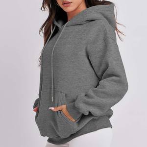 Sudaderas con capucha personalizadas para mujer de alta calidad de algodón polar 340 GSM Sudadera con capucha jersey de gran tamaño sudaderas con capucha al por mayor - Product Image 4