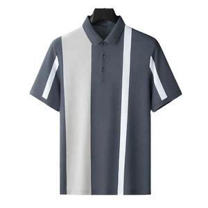 Polo informal de algodón de talla grande para hombre, camiseta Polo de manga corta transpirable y de algodón fresco de verano, camisetas de alta calidad, ropa para hombre - Product Image 1