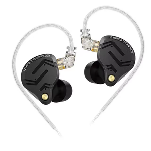 KZ ZS12 <span class=keywords><strong>PRO</strong></span> <span class=keywords><strong>X</strong></span> 1DD+5BA Auriculares Híbridos HIFI con Bajos, Auriculares Intrauditivos con Cancelación de Ruido para Música y Deportes, Auriculares Metálicos - Product Image 1
