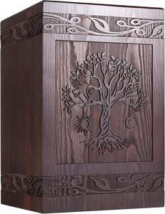 Urns for Human <b>Ashes</b> Adult Male Female Wooden Tree of Life Urns <b>Box</b> and Casket for <b>Ashes</b> Men Women Child <b>Pets</b> Cat Dog Urn - Product Image 2