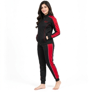 Comfortable Women <b>Tracksuit</b> Designed With Durable Material And Clean <b>Stitching</b> Providing Easy Movement Reliable Wear - Product Image 3