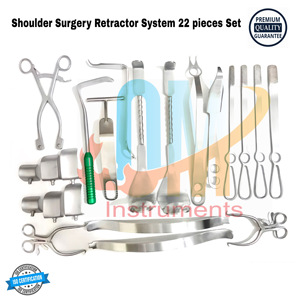 Sistema de Retractores para Cirugía de Hombro, Juego de Instrumentos Ortopédicos de Acero Alemán, 22 Piezas, Instrumentos Quirúrgicos de Alta Calidad |   OldMed - Product Image 2
