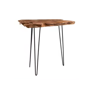 Patas de metal de madera maciza Mesa de comedor Diseños de alta calidad a buen precio Nuevos diseños Muebles de comedor - Product Image 1