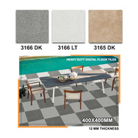 Carreaux de sol en porcelaine pour parking 400x400mm, qualité supérieure, finition brillante, durables pour l'extérieur, antidérapants, résistants, design moderne