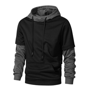 Sudaderas con Capucha de Invierno para Hombre, 100% Algodón de Primera Calidad, Casuales, Modernas, de Manga Larga, Lisas, Teñidas, Básicas, de Algodón Mezclado, para Exteriores - Product Image 1
