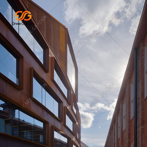 Modern Style <b>Outdoor</b> Weathering-Resistant Laser Cut Corten Steel & Aluminum Metal Cladding Wall Panels with 5 Year Warranty - Product Image 3